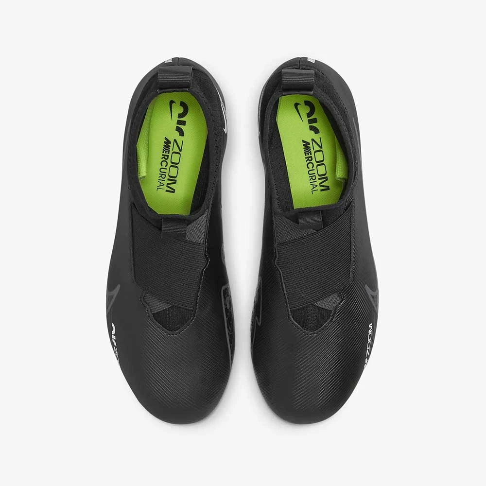 Nike Youth Zoom Mercurial Superfly 9 Academy FG Soccer Shoe/MG - Black/Dk Smoke - Image 5