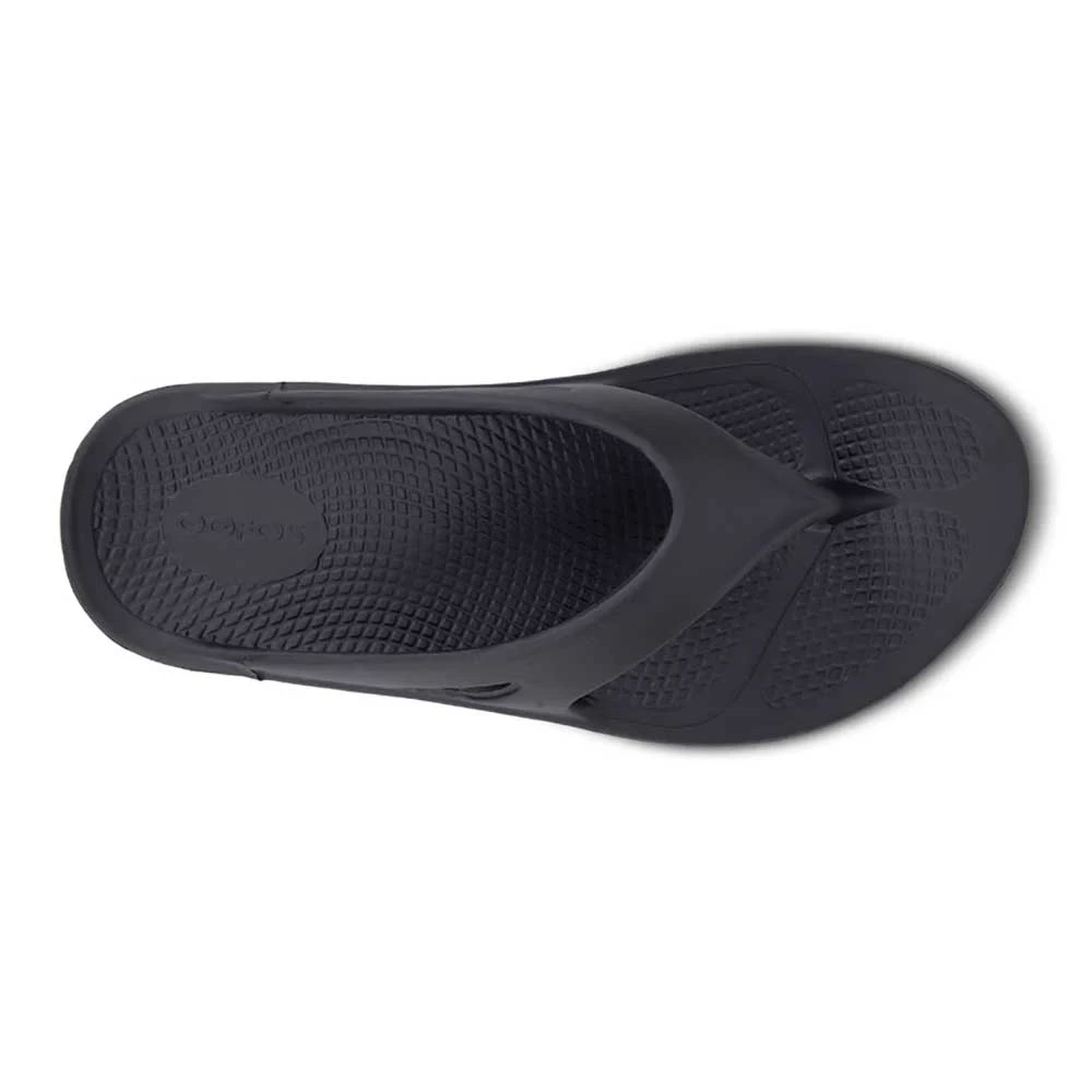 OOfos Unisex OOriginal Sandal - Black- Regular (D) - Image 4