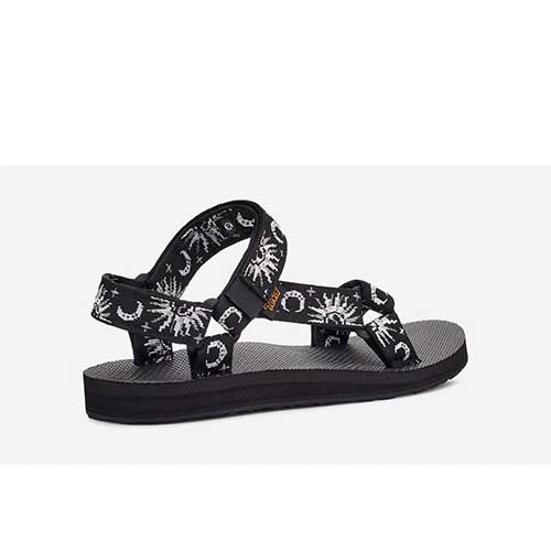 Teva Women's Original Universal Sandals - Sun And Moon Black/White - Regular (B) - Image 4