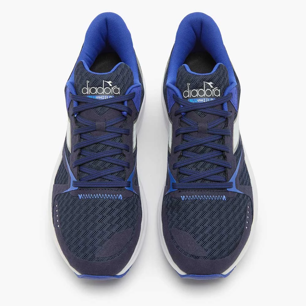 Diadora Men's Mythos Blushield Vortice 8 Running Shoe- Blue Corsair/White/Surf The Web - Regular (D) - Image 5