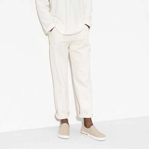 Birkenstock Oswego Canvas Casual Shoes - Sandcastle- Medium/Narrow - Image 2