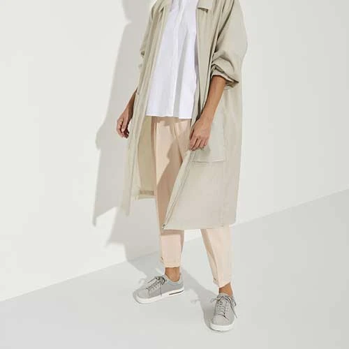 Birkenstock Bend Canvas Suede - Whale Gray- Medium/Narrow - Image 4