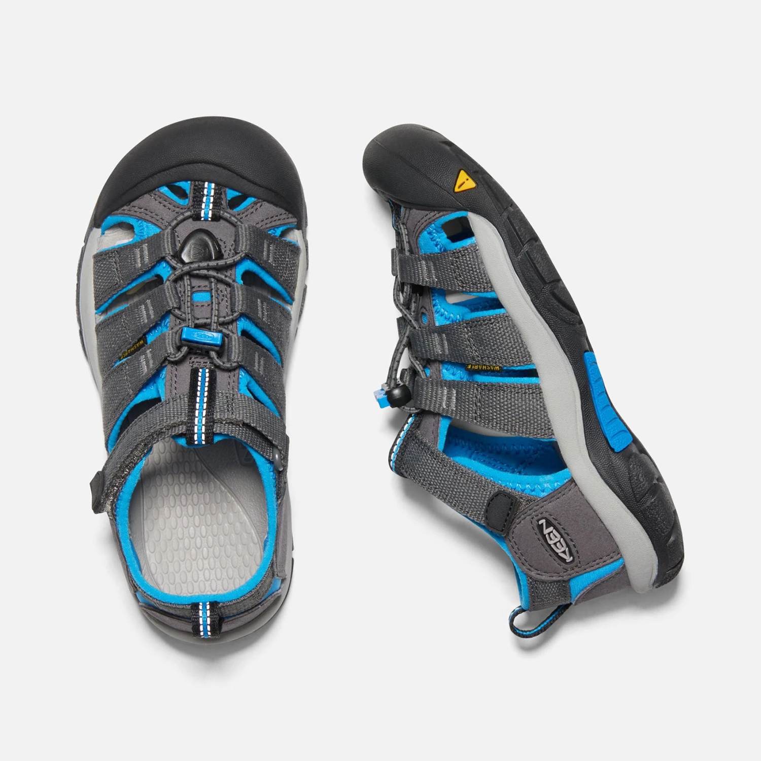 Keen Little Kids' Newport H2 Sandal - Magnet/Brilliant Blue - Image 2