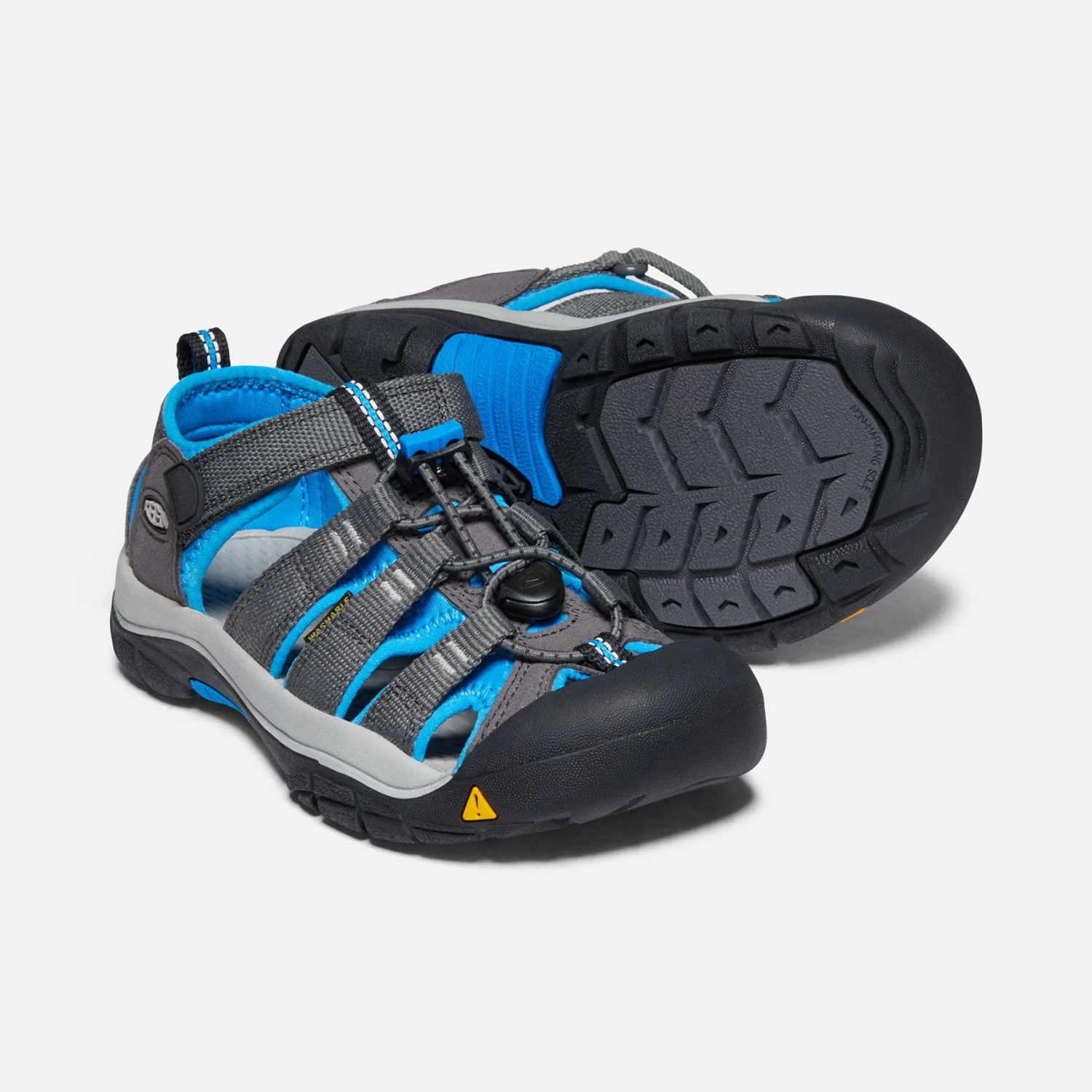 Keen Little Kids' Newport H2 Sandal - Magnet/Brilliant Blue - Image 3
