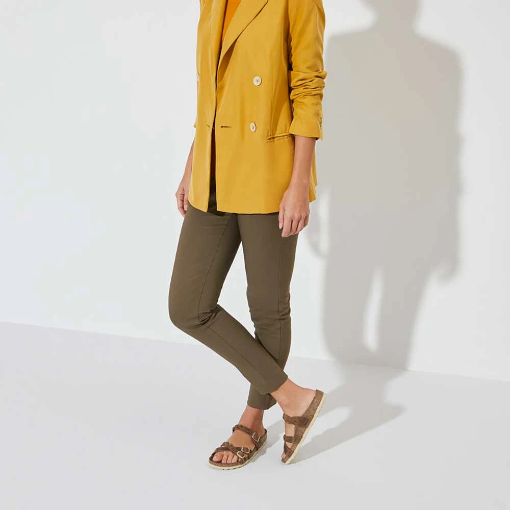 Birkenstock Women's Franca Oiled Leather Sandal - Cognac - Regular/Wide - Image 8