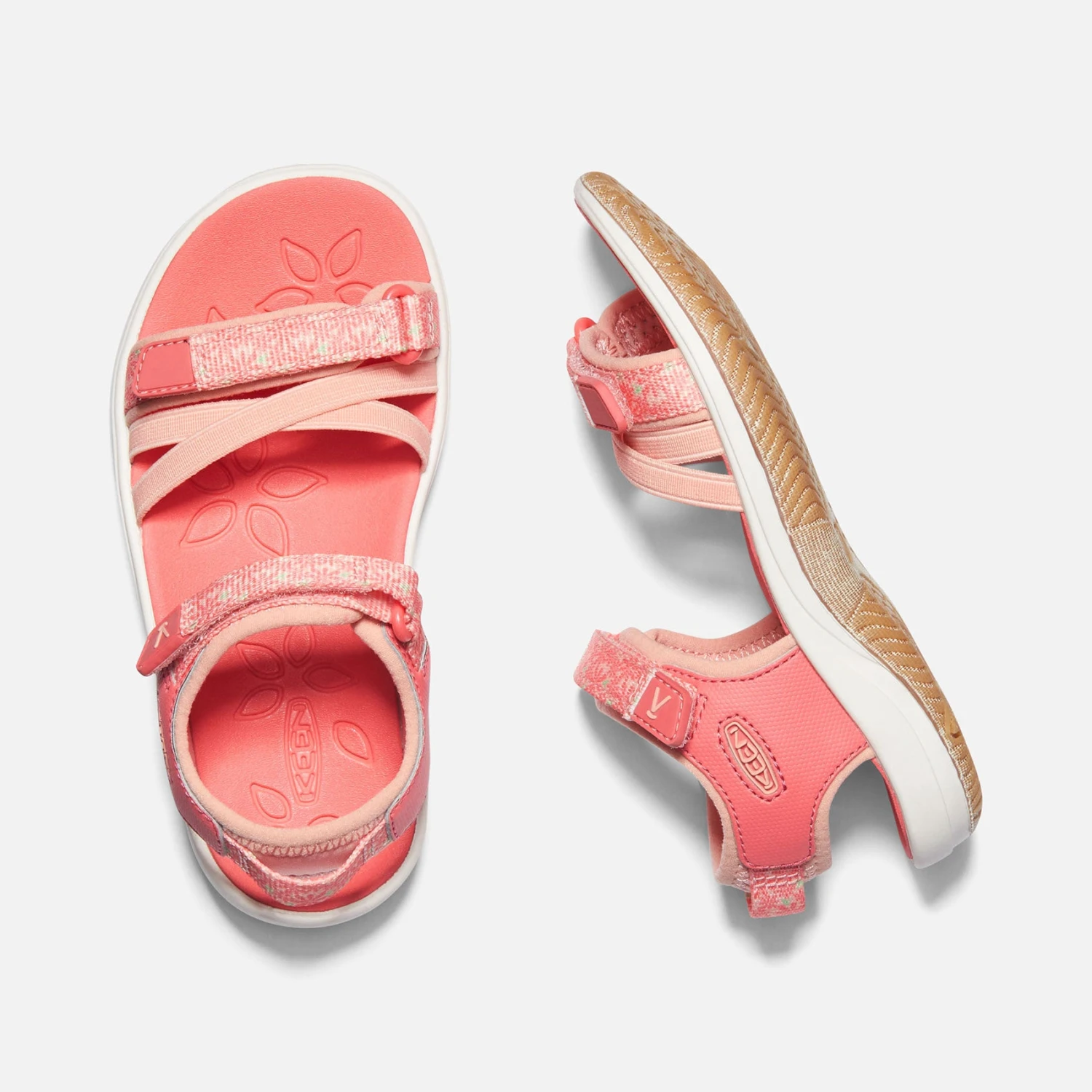 Keen Little Kids' Verano Sandal - Dubarry/Peach Pearl - Image 3