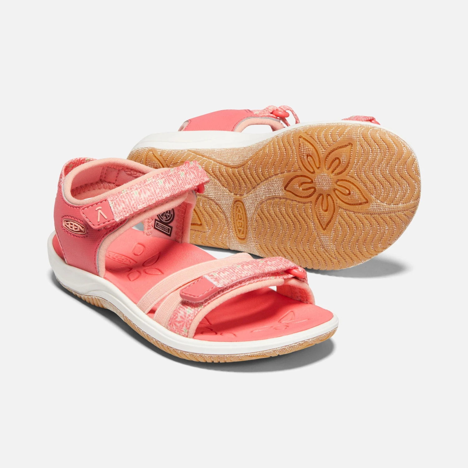 Keen Little Kids' Verano Sandal - Dubarry/Peach Pearl - Image 4