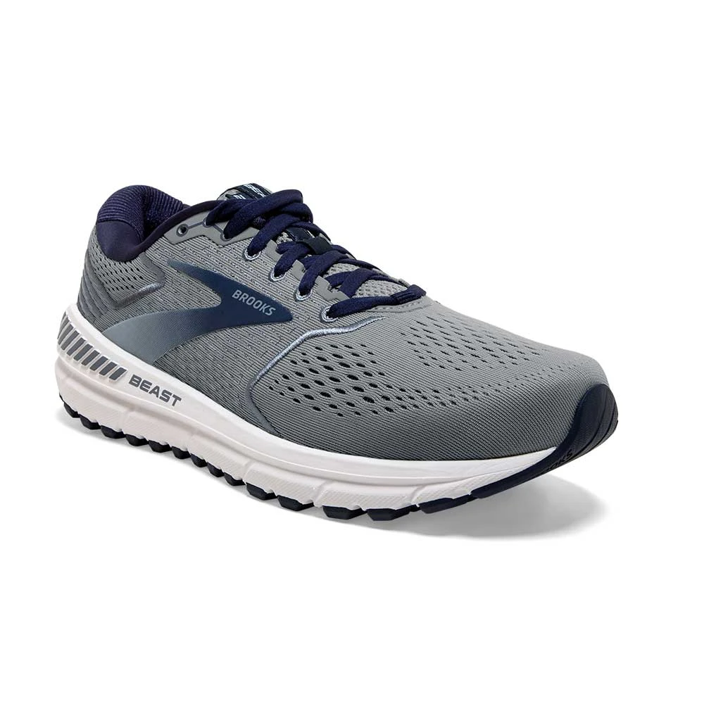 BROOKS Men's Beast 20 Running Shoe - Blue/Grey/Peacoat - Regular (D) - Image 2