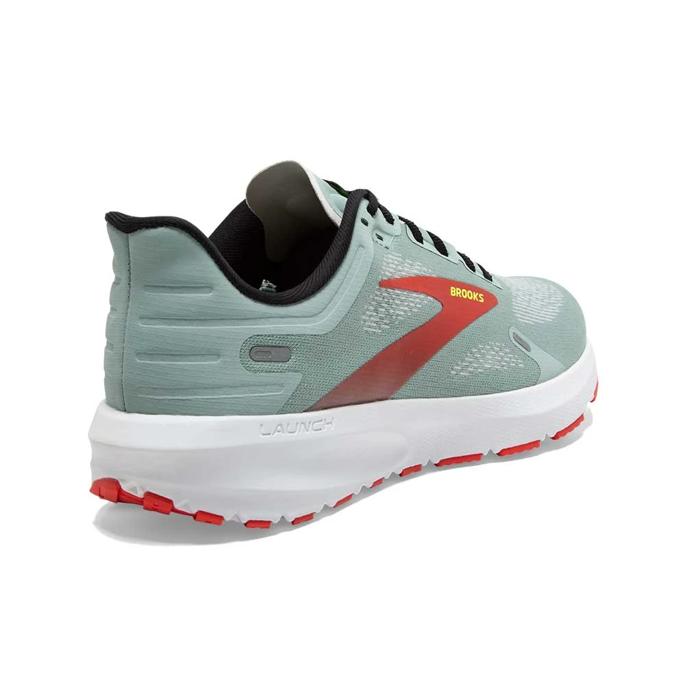 BROOKS Men's Launch 9 Running Shoe- Blue Surf/Black/Cherry Tomato- Regular (D) - Image 3