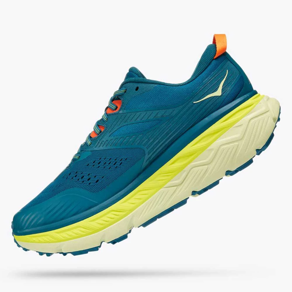 Hoka Men's Stinson ATR 6 Trail Shoe - Blue Coral/Butterfly - Regular (D) - Image 4