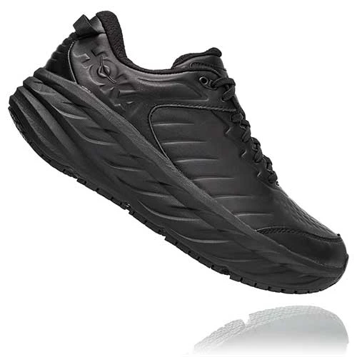 Hoka Men's Bondi SR Wide - Black/Black- Wide(2E)