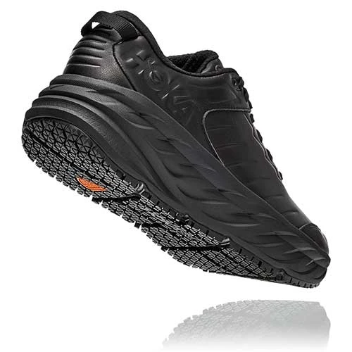 Hoka Men's Bondi SR Wide - Black/Black- Wide(2E) - Image 4