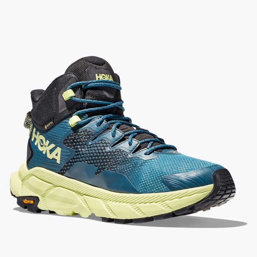 Hoka Men's Trail Code GTX Hiking Boot- Blue Graphite/Blue Coral - Image 2