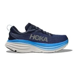 Hoka Men's Bondi 8 Running Shoe - Outer Space/All Aboard - Regular (D)