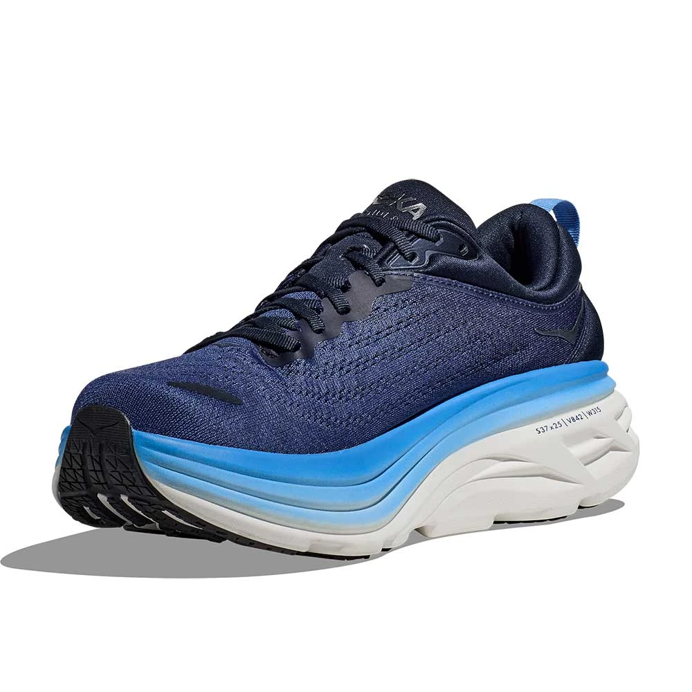 Hoka Men's Bondi 8 Running Shoe - Outer Space/All Aboard - Regular (D) - Image 4