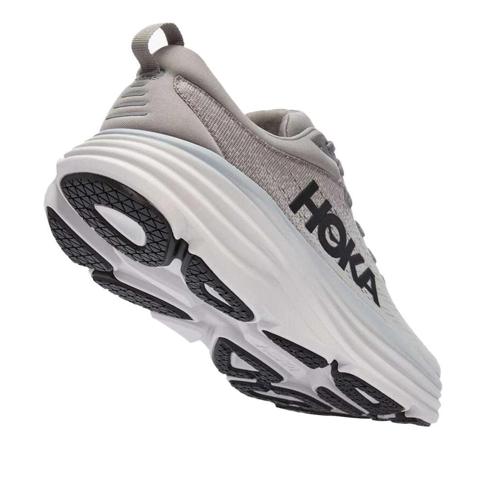 Hoka Men's Bondi 8 - Sharkskin/Harbor Mist - Extra Wide (4E) - Image 4