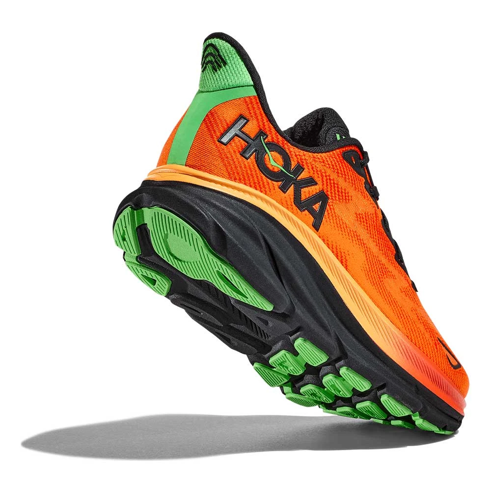 Hoka Men's Clifton 9 Running Shoe- Flame/Vibrant Orange - Regular (D) - Image 6