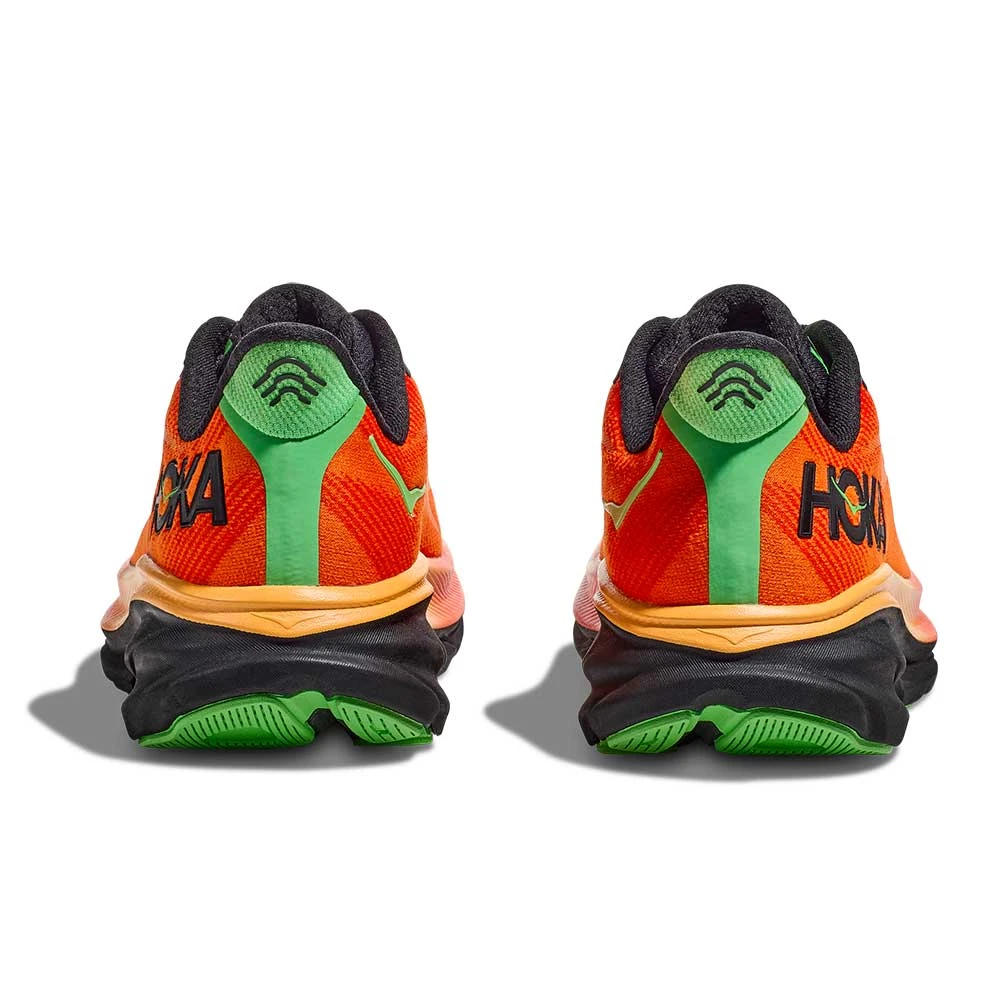 Hoka Men's Clifton 9 Running Shoe- Flame/Vibrant Orange - Regular (D) - Image 7