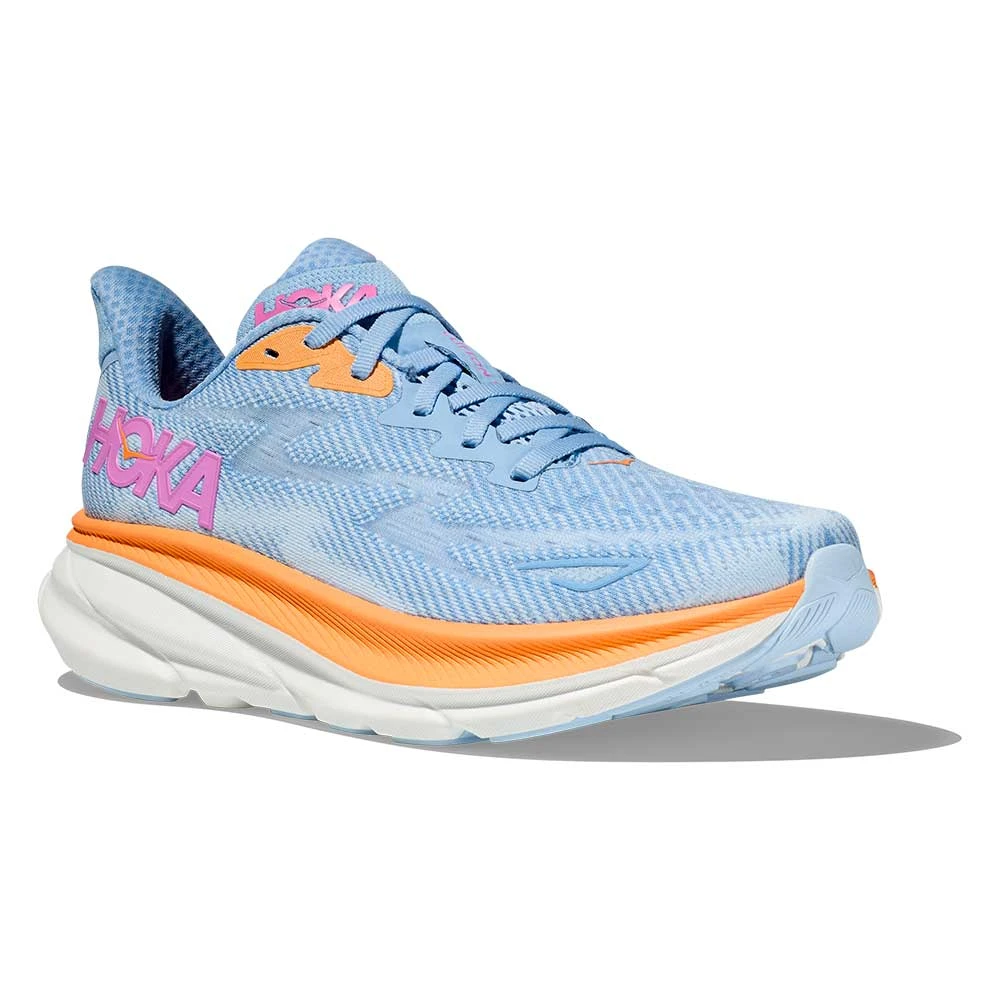 Hoka Women's Clifton 9 Running Shoe - Airy Blue/Ice Water - Regular (B) - Image 2