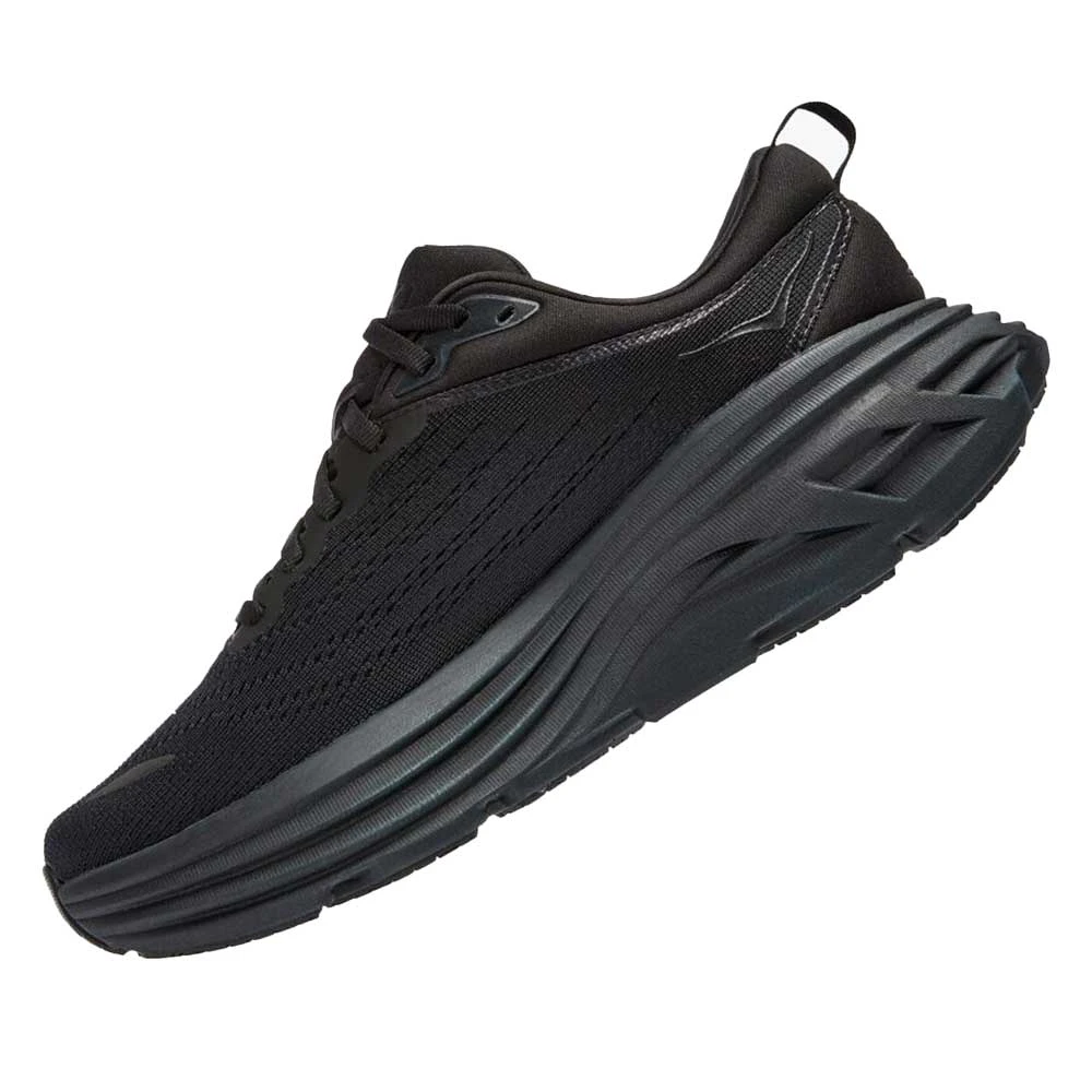 Hoka Men's Bondi 8 Running Shoe - Black/Black - Regular (D) - Image 5