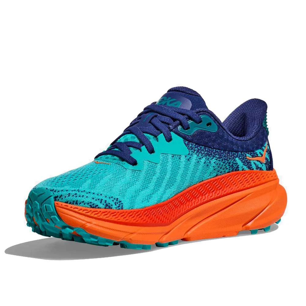 Hoka Men's Challenger ATR 7 Trail Running Shoe - Ceramic/Vibrant Orange- Regular (D) - Image 2