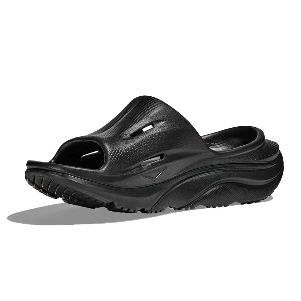Hoka Unisex Ora Recovery Slide 3 - Black/Black - Image 3
