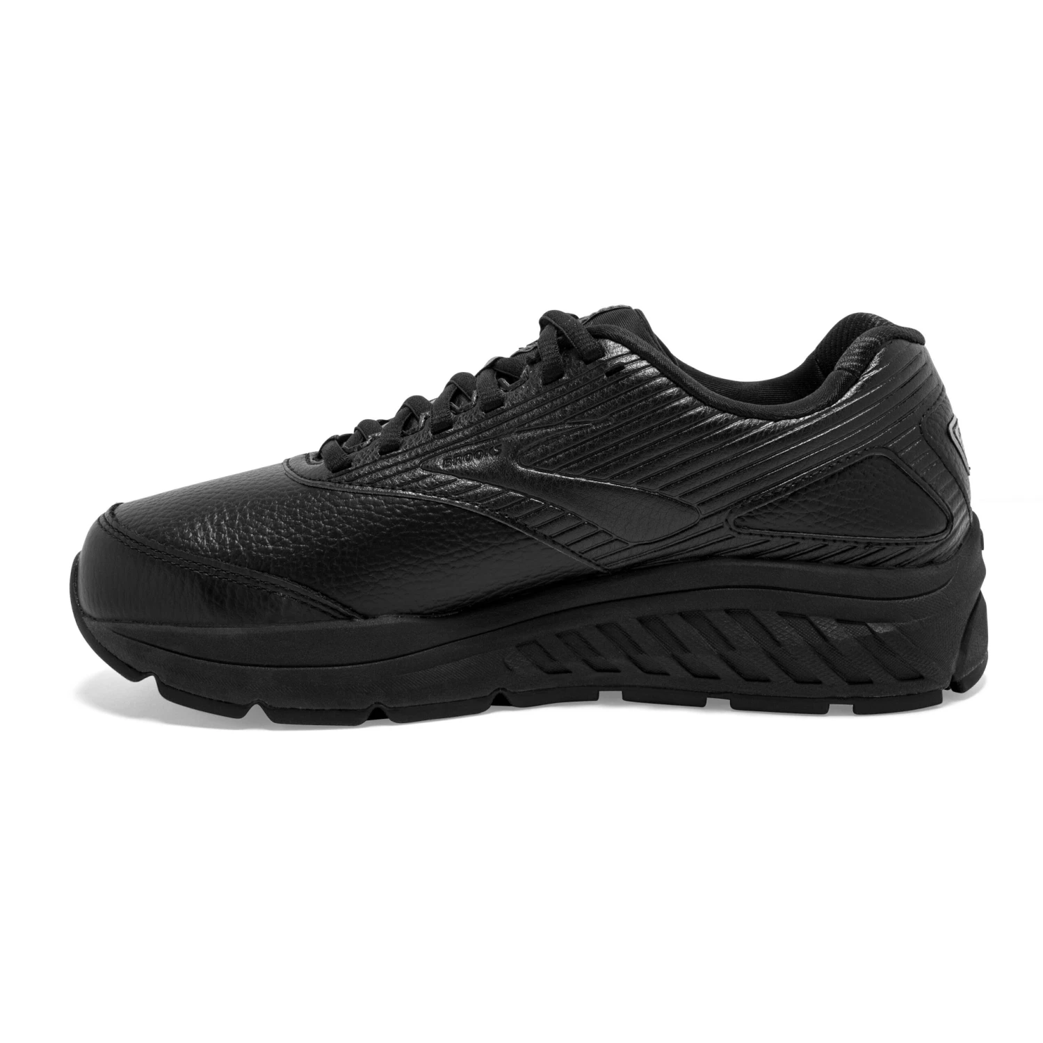 BROOKS Women's Addiction Walker 2 Walking Shoe-Black/Black- Narrow (2A) - Image 2