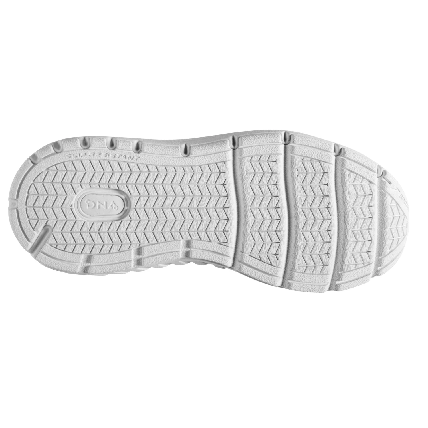 BROOKS Women's Addiction Walker VStrap 2 Walking Shoe - White/White- Regular (B) - Image 6