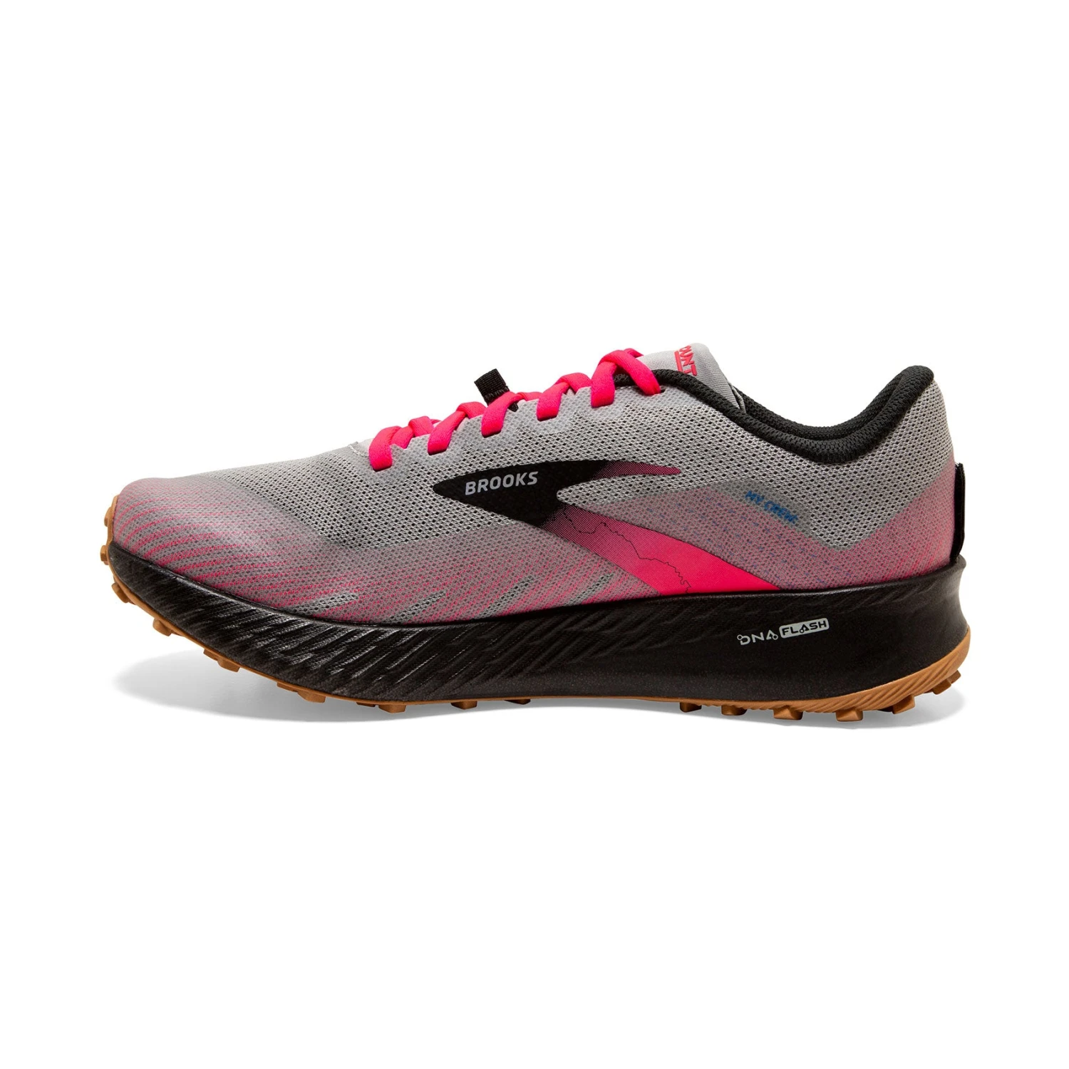 BROOKS Women's Catamount Trail Running Shoe - Alloy/Pink/Black - Regular (B) - Image 2