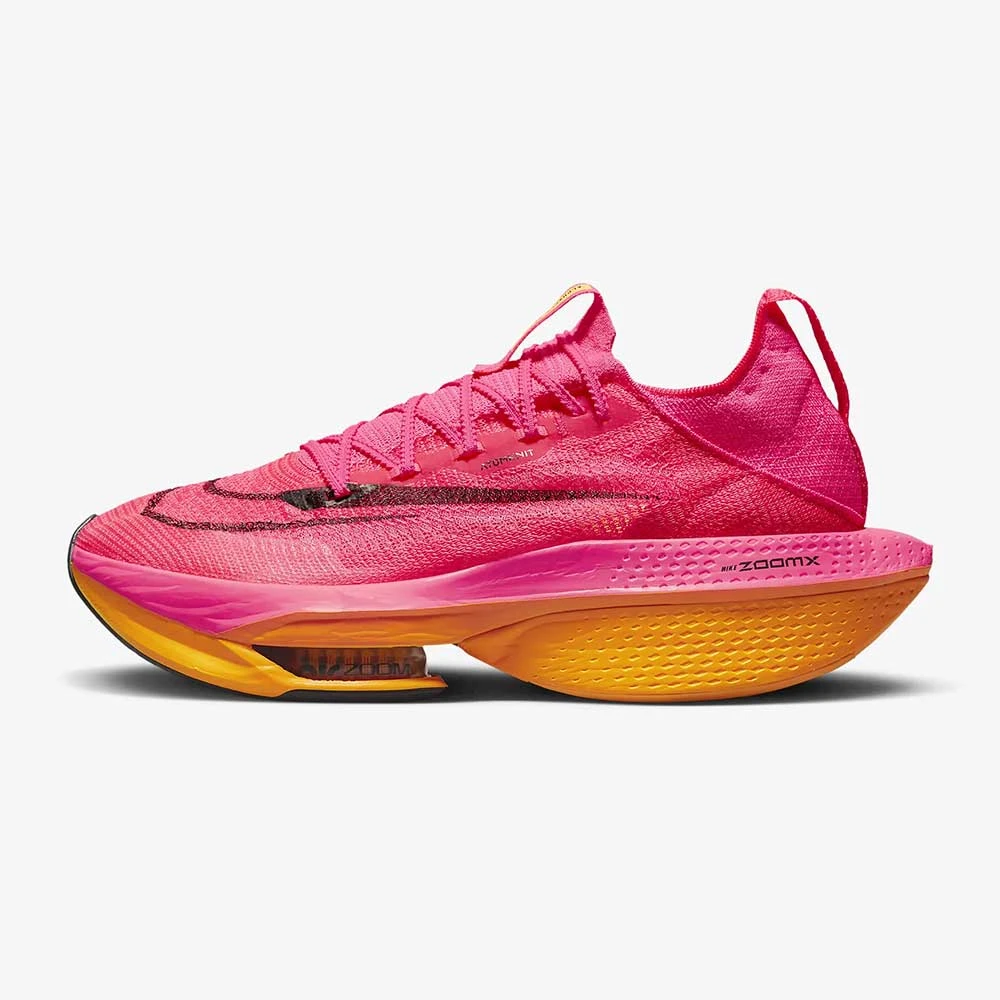 Men's Nike Alphafly 2 Running Shoes - Hyper Pink/Black/Laser Orange- Regular (D) - Image 2