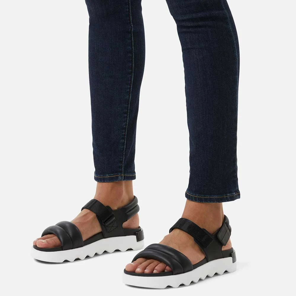 Sorel Women's Viibe Sandal - Black/Sea Salt- Regular (B) - Image 4