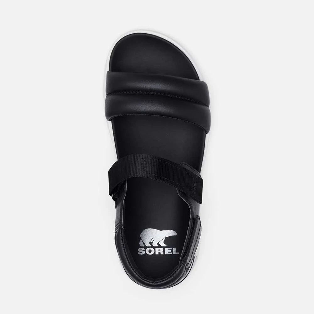 Sorel Women's Viibe Sandal - Black/Sea Salt- Regular (B) - Image 3