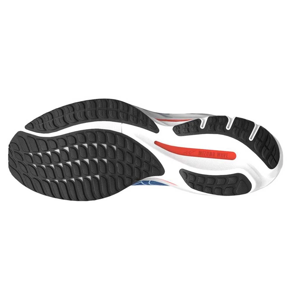 Mizuno Men's Wave Rider 26 Running Shoe- Super Sonic/IceWater- Regular (D) - Image 4