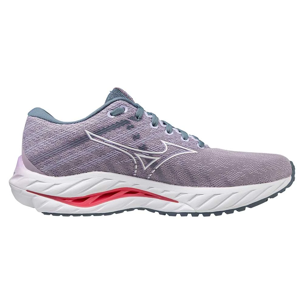 Mizuno Women's Wave Inspire 19 Running Shoe- Wisteria/China Blue- Regular (B) - Image 2