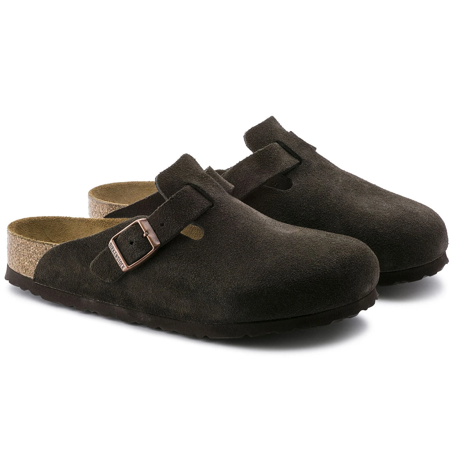 Birkenstock Boston Soft Footbed Mocha Suede- Regular/Wide - Image 2