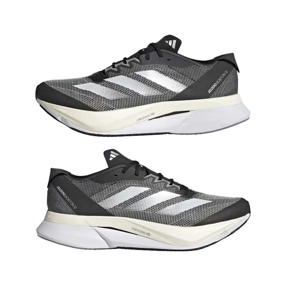 ADIDAS Men's Adizero Boston 12 Running Shoe - Core Black/FTWR White/Carbon - Regular (D) - Image 6