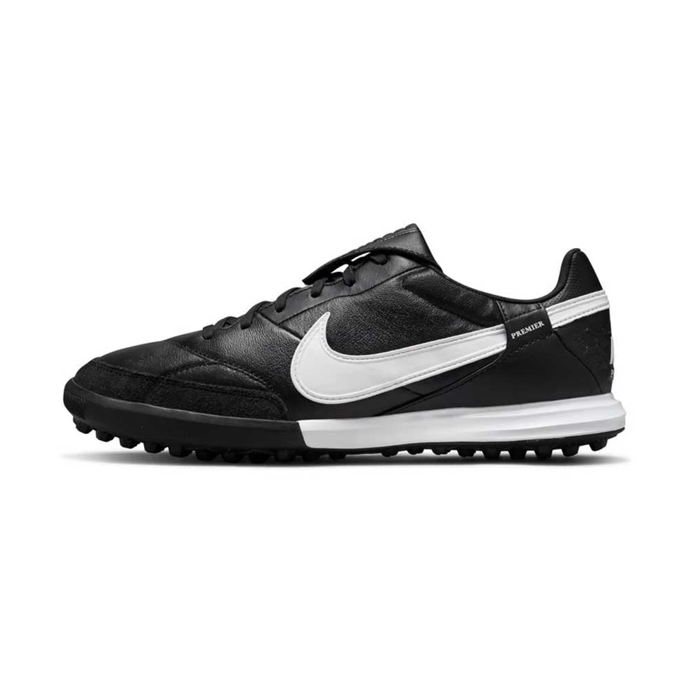 Nike Unisex Premier III TF Soccer Shoe - Black/White - Image 2
