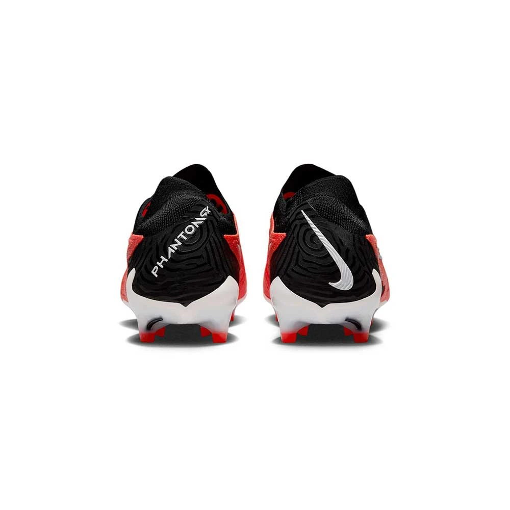 Men's Nike Phantom GX Elite Firm-Ground Soccer Cleats -Bright Crimson/White/University Red/Black - Regular (D) - Image 5