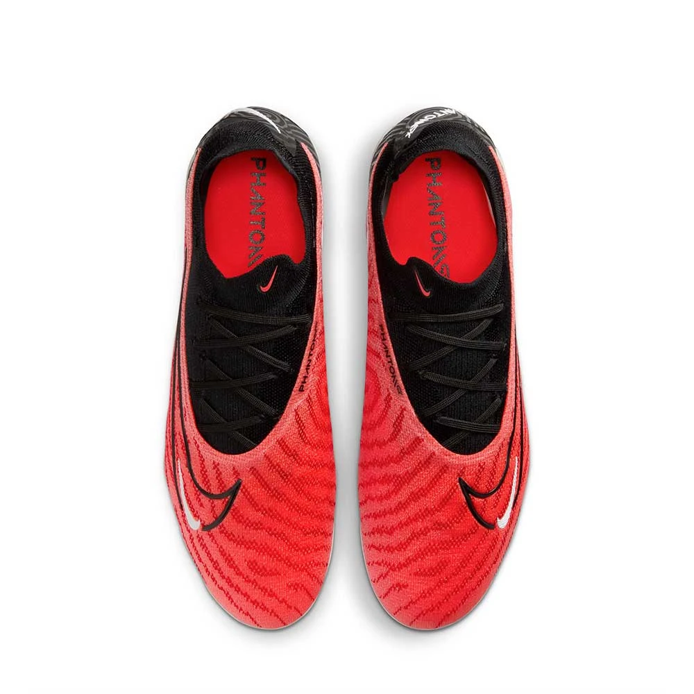 Men's Nike Phantom GX Elite Firm-Ground Soccer Cleats -Bright Crimson/White/University Red/Black - Regular (D) - Image 4