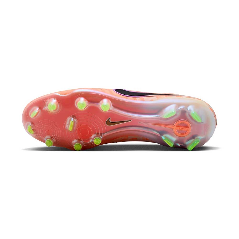 Nike Tiempo Legend 10 Elite NU FG Soccer CLeat - Guava Ice/Black- Regular (D) - Image 7