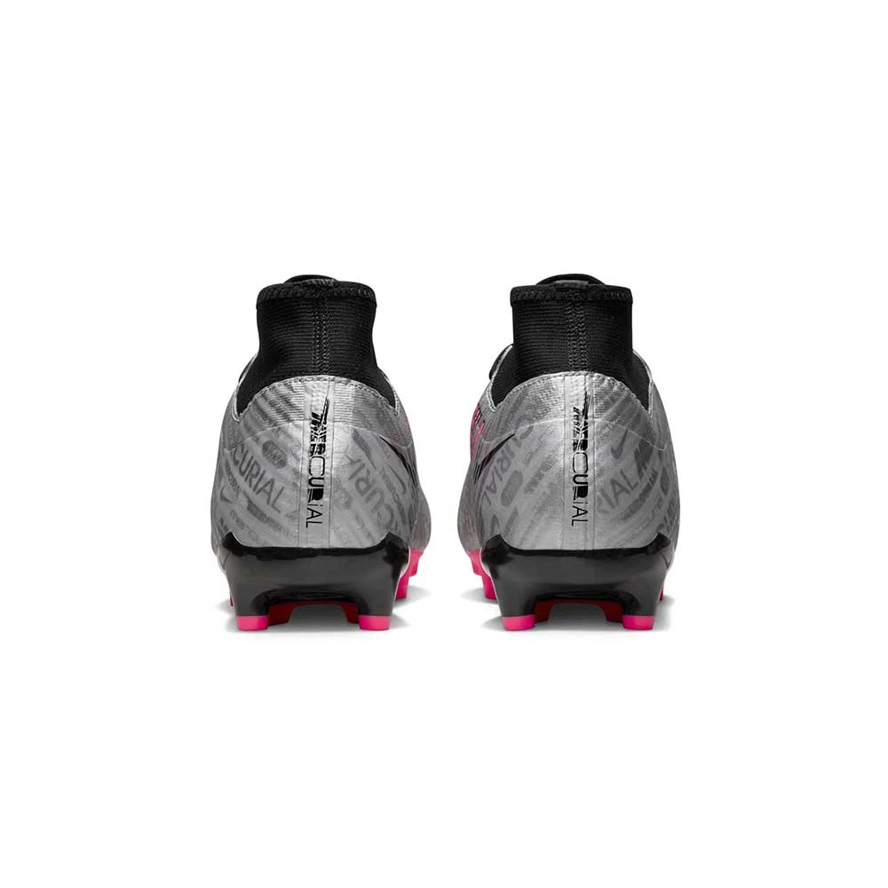 Unisex Nike Zoom Mercurial Superfly 9 Academy XXV MG Soccer Cleats - Metallic Silver/Hyper Pink - Image 6
