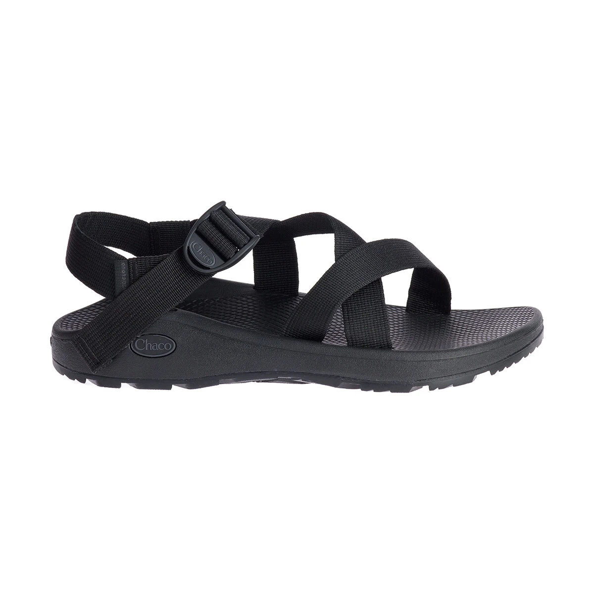 Chaco Men's Z Cloud Sandal - Solid Black- Wide (2E)