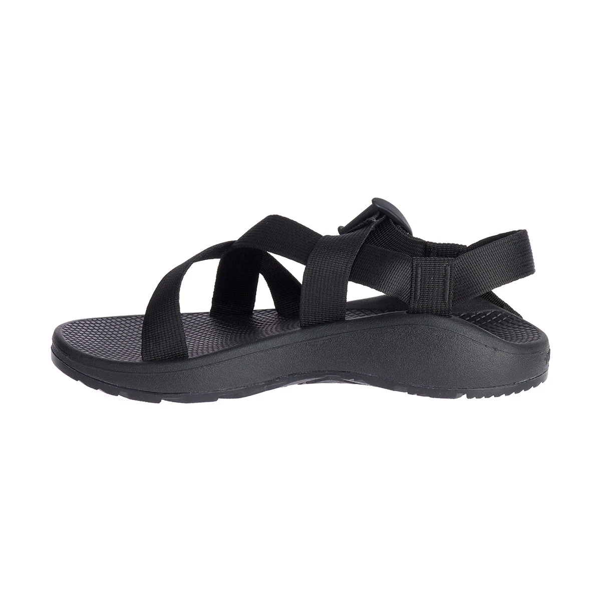 Chaco Men's Z Cloud Sandal - Solid Black- Wide (2E) - Image 2