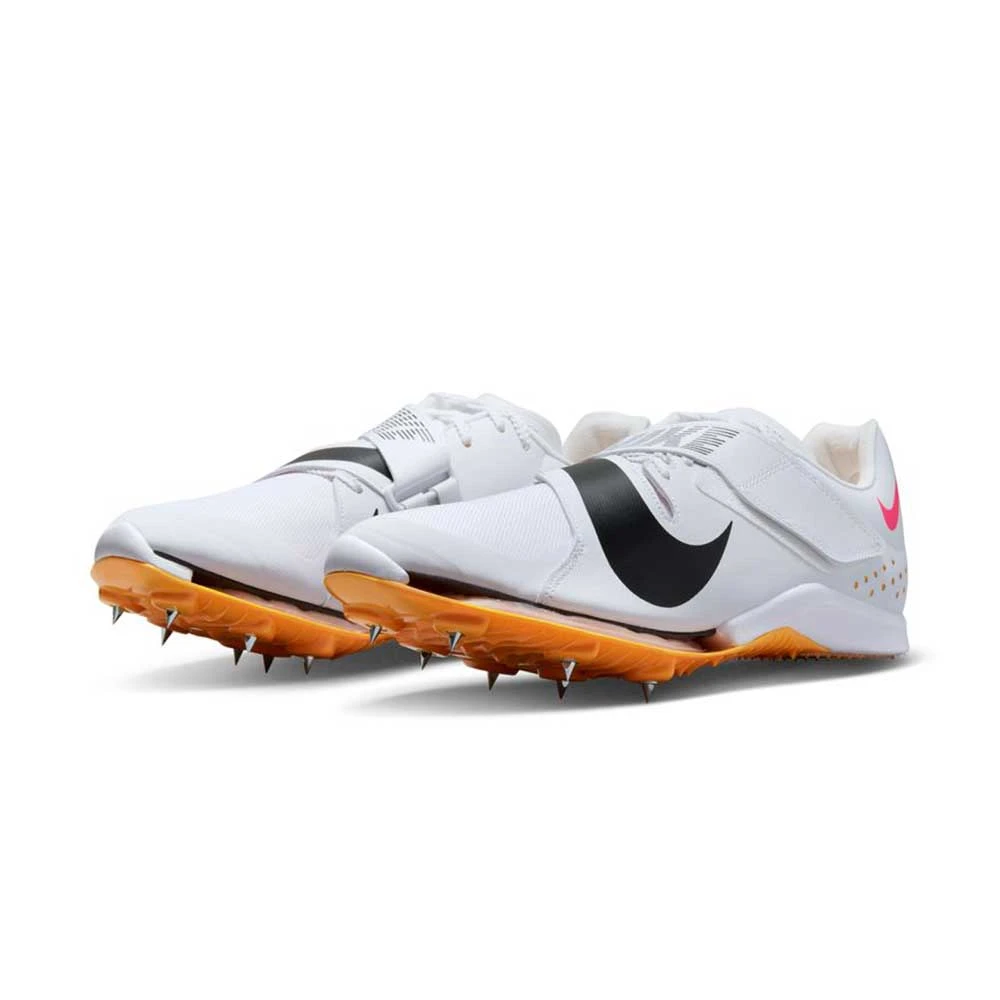 Unisex Nike Air Zoom Long Jump Elite Track Spike - White/Black/Laser Orange - Regular (D) - Image 3