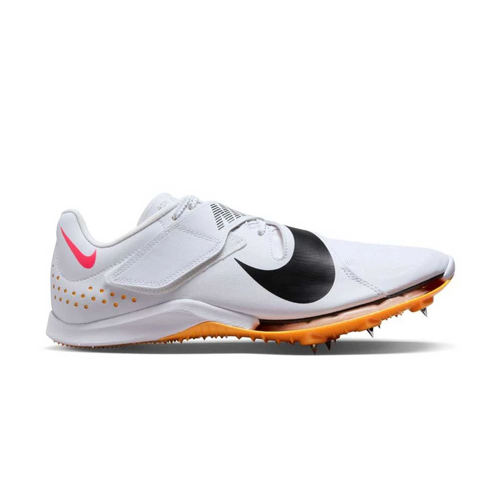 Unisex Nike Air Zoom Long Jump Elite Track Spike - White/Black/Laser Orange - Regular (D)