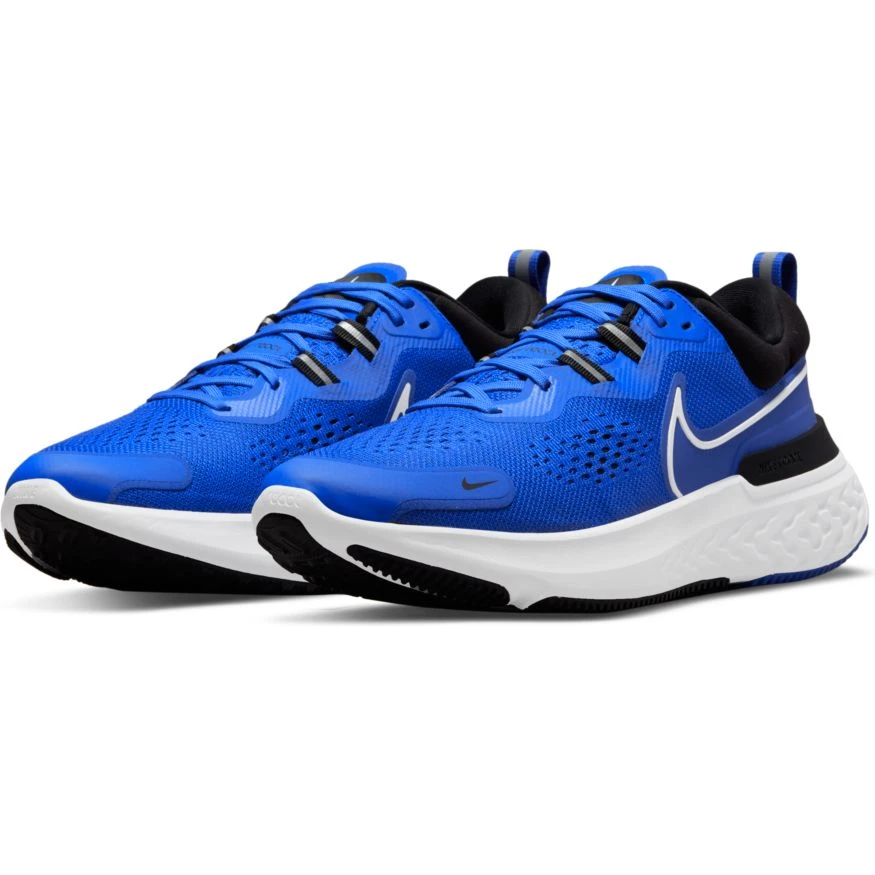 Men's Nike React Miler 2 Running Shoe - Hyper Royal/White/Black - Regular (D) - Image 4