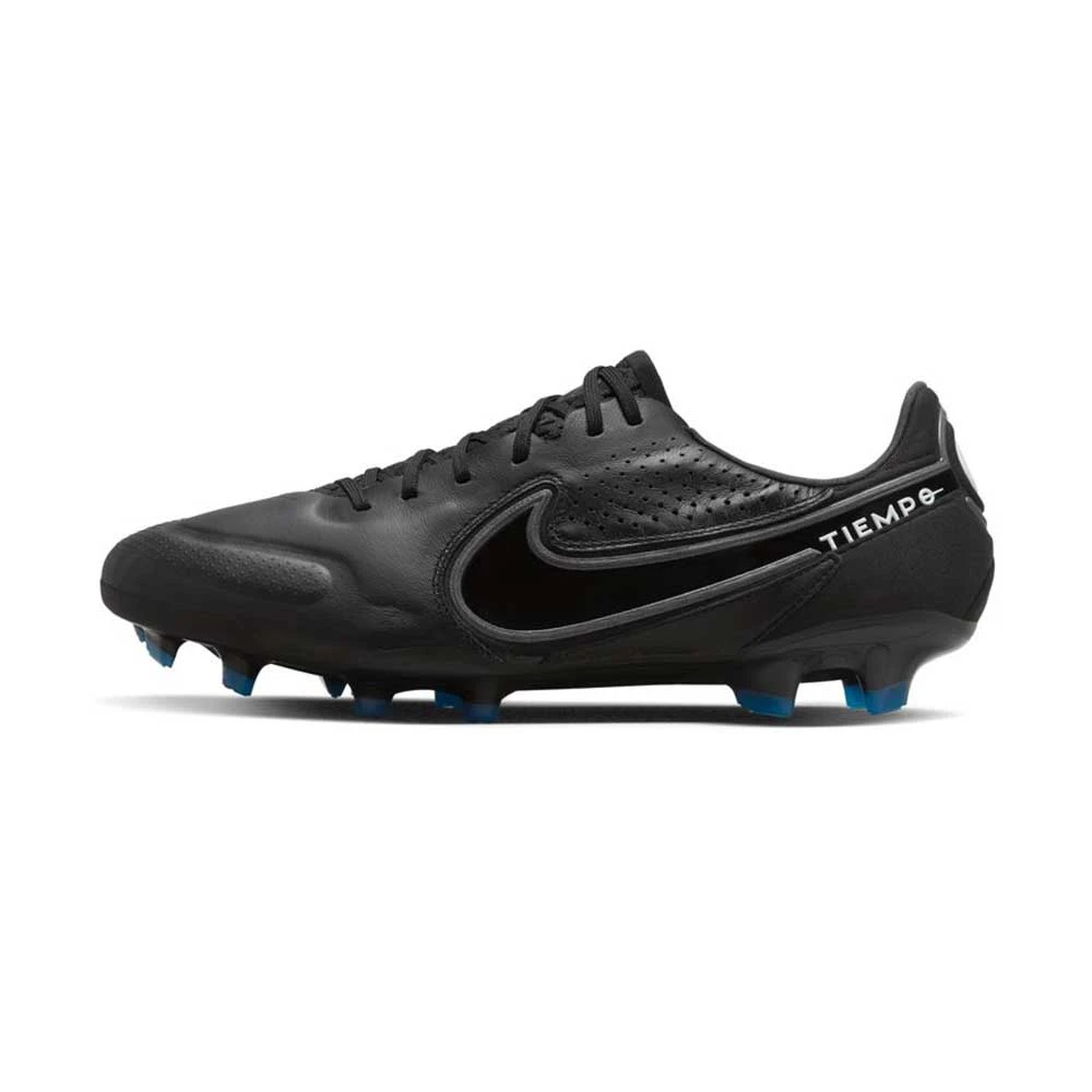 Unisex Nike Tiempo Legend 9 Elite FG Soccer Shoe- Black/Dk Smoke Grey/Summit White - Image 2