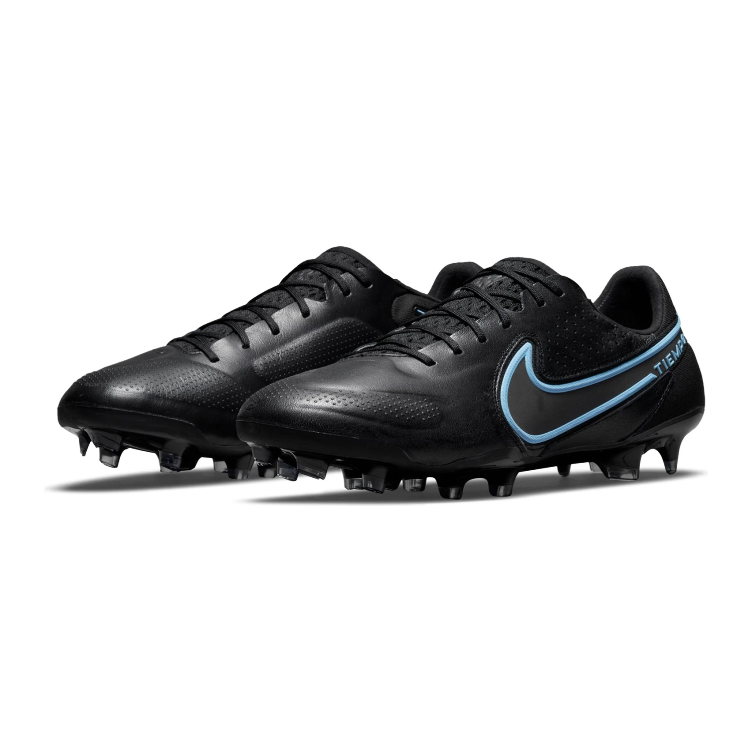 Nike Unisex Tiempo Legend 9 Elite FG Soccer Shoe - Black/Iron Grey - Image 4