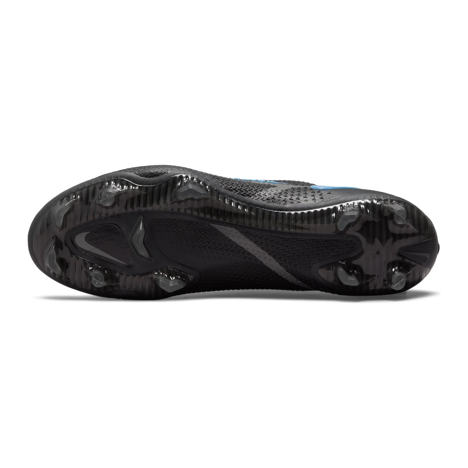 Nike Unisex Phantom GT2 Elite FG Soccer Shoe - Black/Black/Iron Grey - Image 3