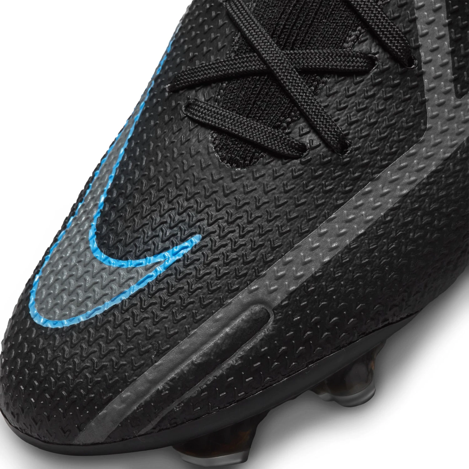 Nike Unisex Phantom GT2 Elite FG Soccer Shoe - Black/Black/Iron Grey - Image 8
